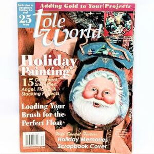 Tole World Magazine – Holiday Painting Issue (Nov/Dec 2002) Pattern Insert